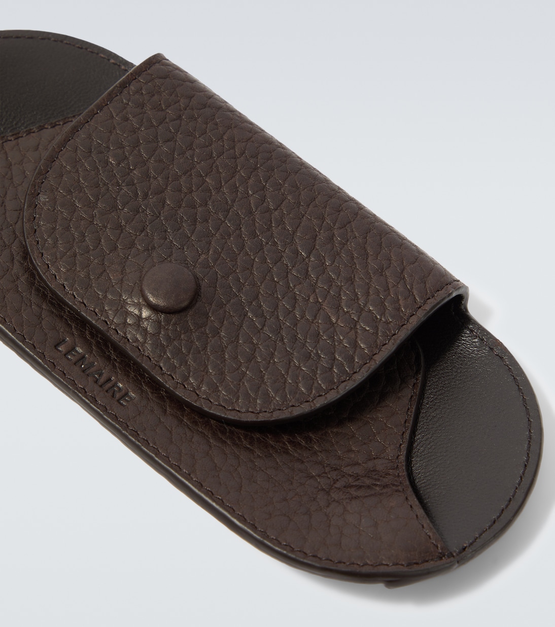 Bell leather glasses holder | Lemaire