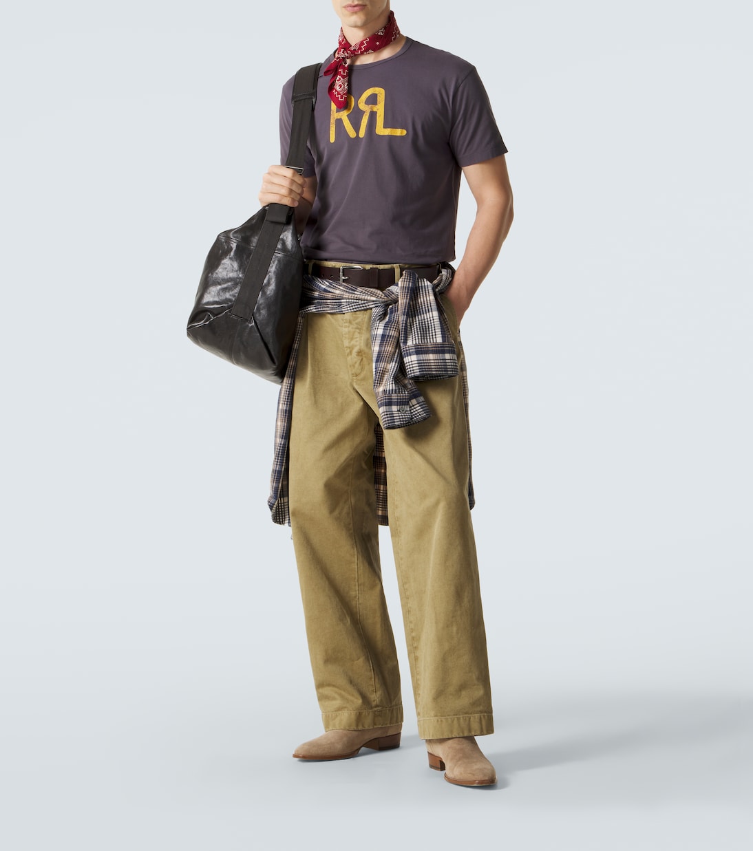 T-Shirt aus Baumwoll-Jersey | RRL