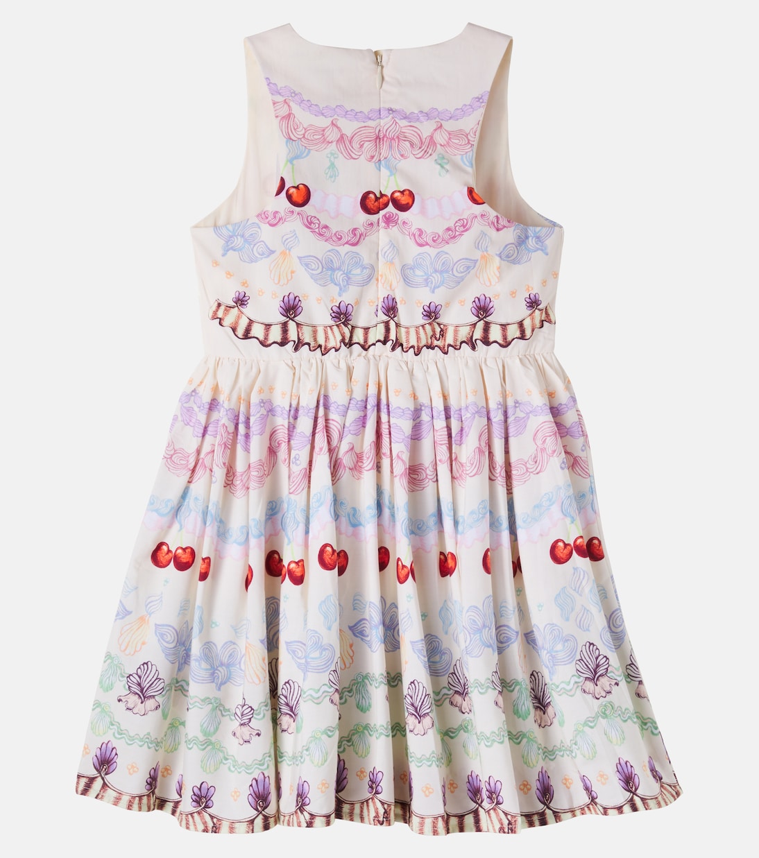 Caisi printed cotton dress  | Molo