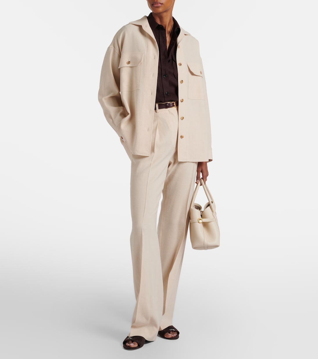 Summer Charms suede slides | Loro Piana