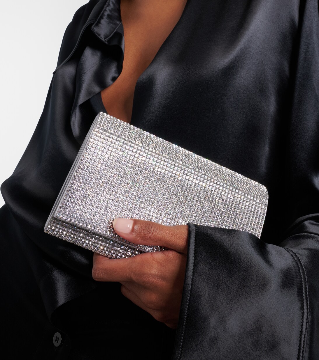 Clutch Fizzy mit Kristallen | Judith Leiber Couture