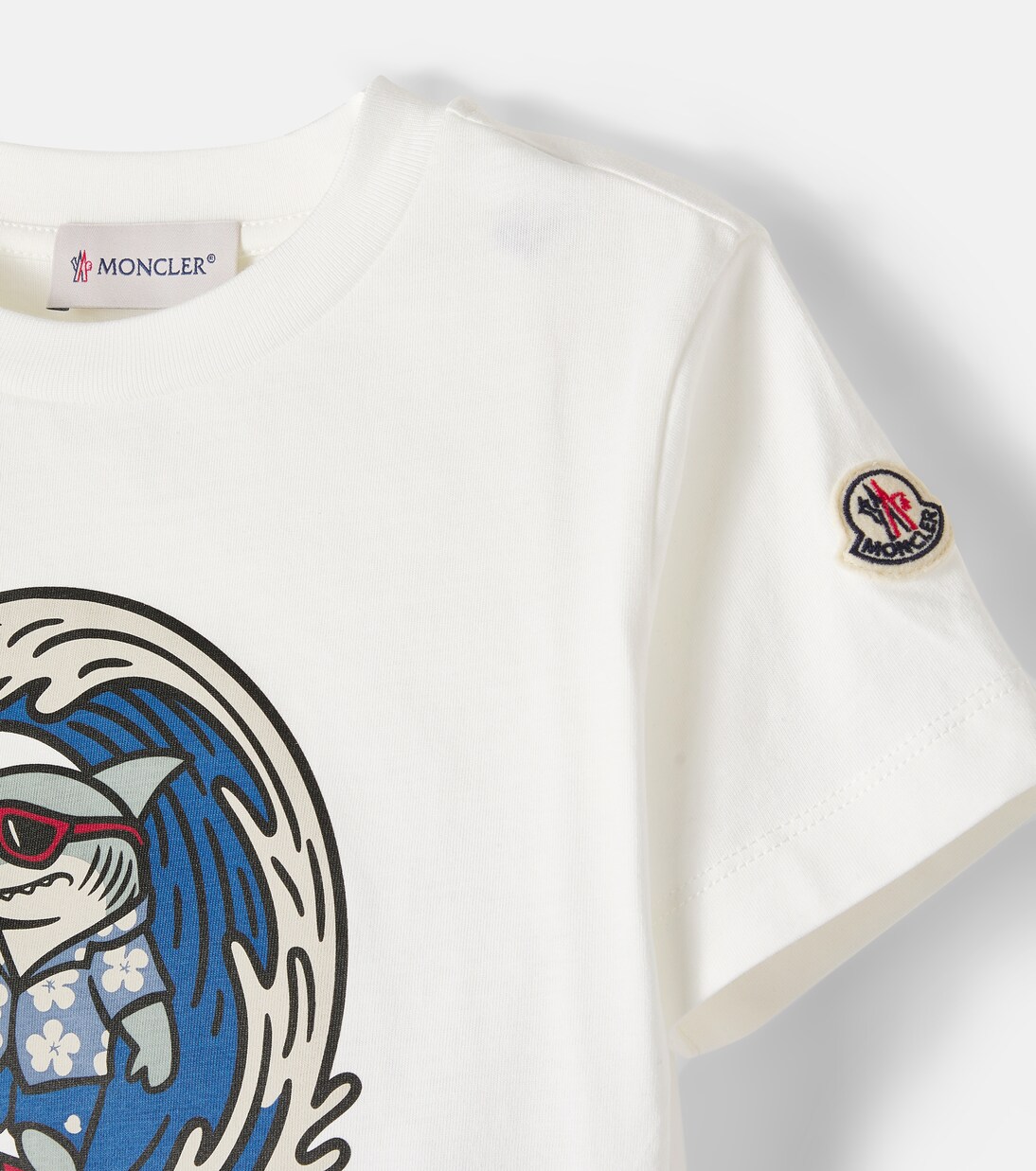 Logo printed cotton jersey T-shirt | Moncler Enfant