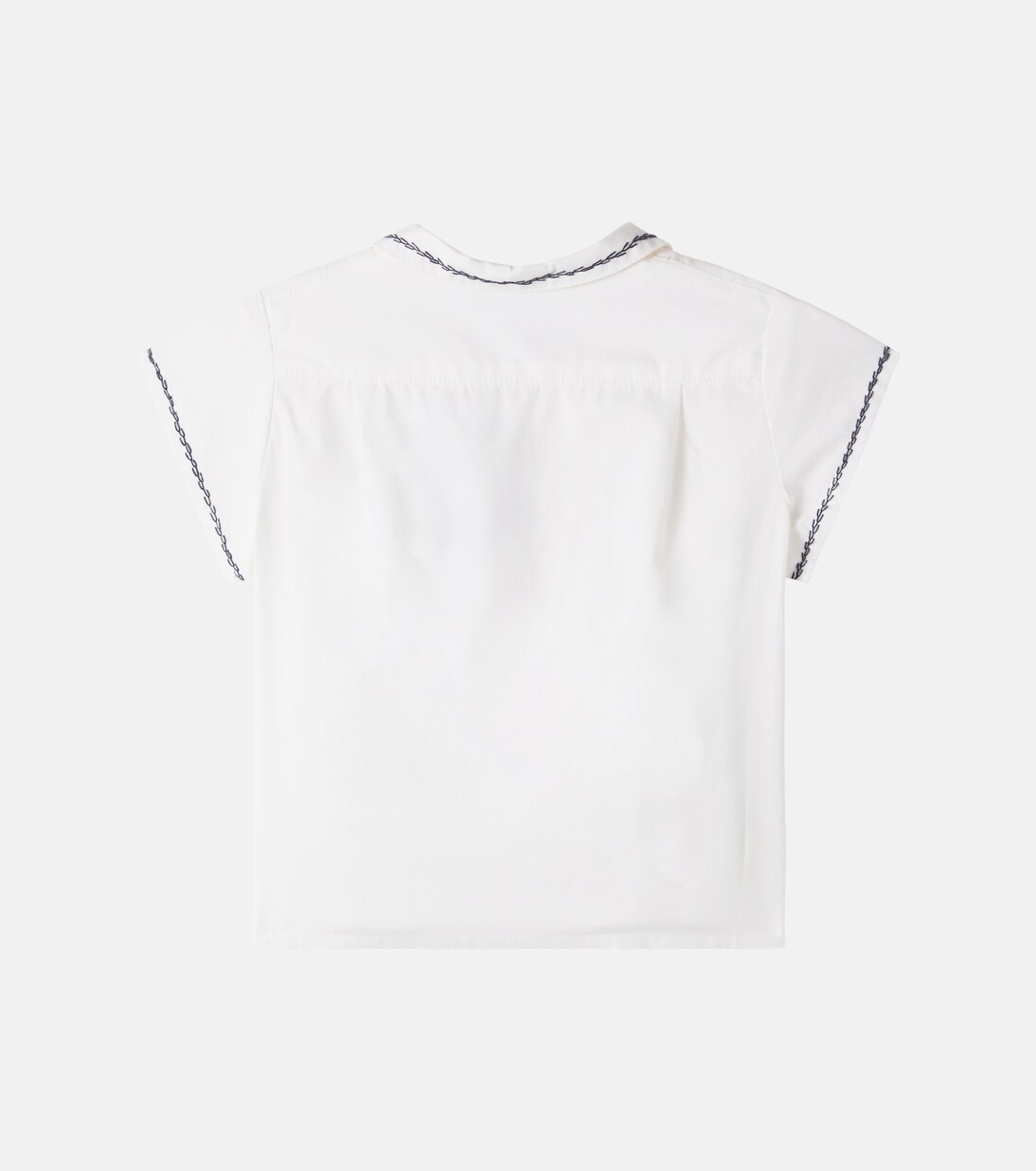 Baby Lennard embroidered cotton shirt | Bonpoint