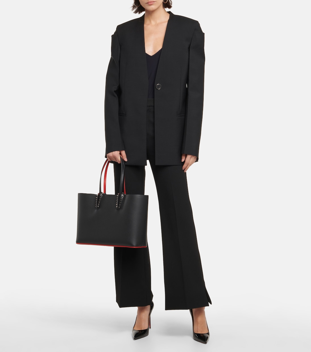Cabata Small leather tote | Christian Louboutin