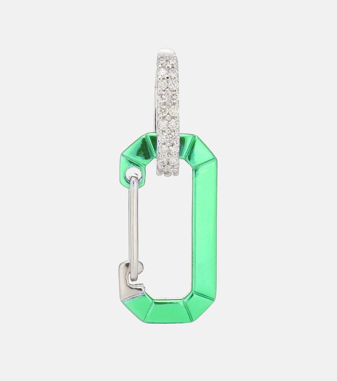 Chiara 18kt white gold and diamond single earring | Eéra
