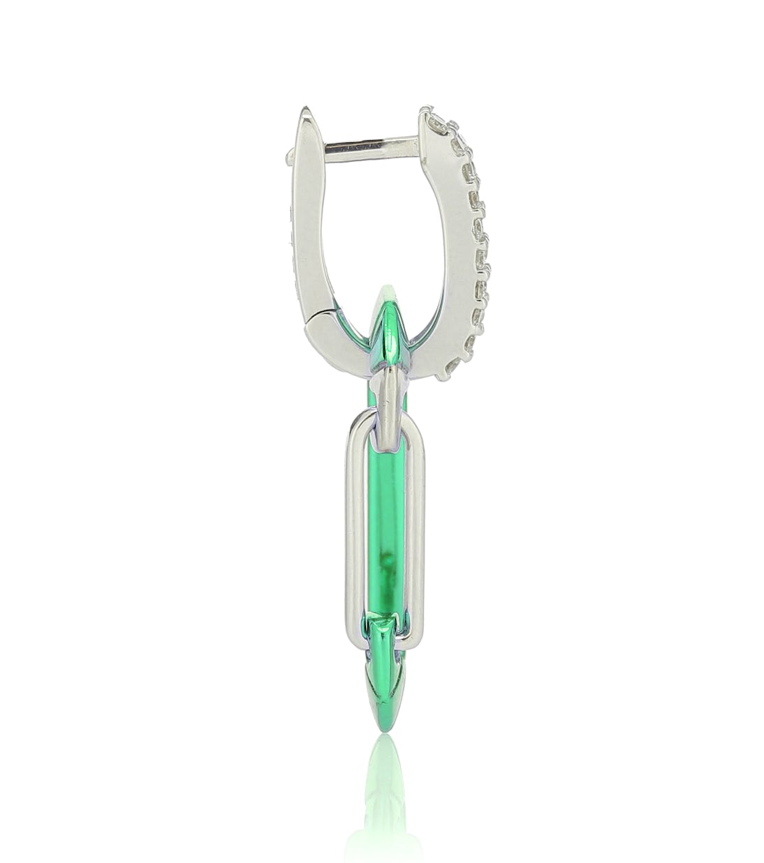Chiara 18kt white gold and diamond single earring | Eéra