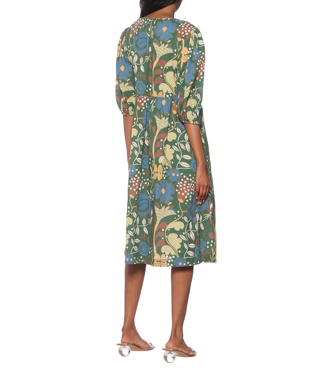Abito Virginia a stampa in cotone | Velvet