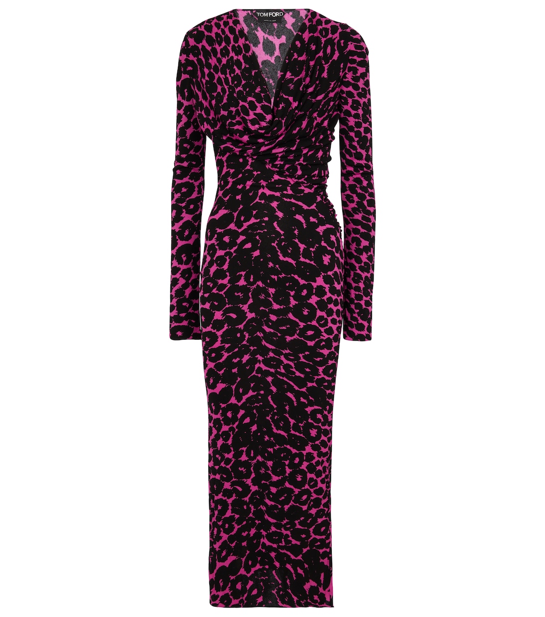 Leopard-print midi dress | Tom Ford