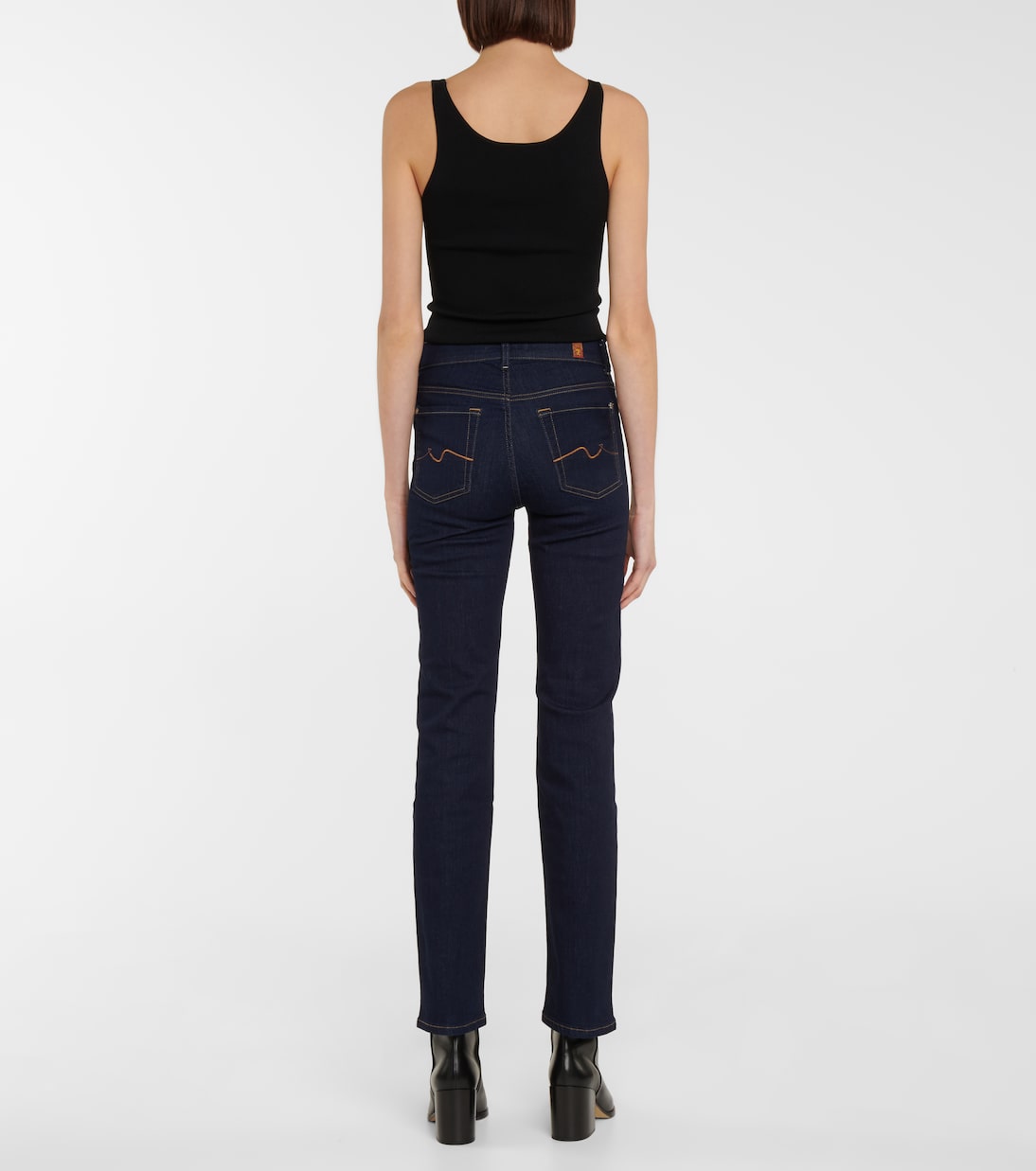 Jeans The Straight de tiro medio | 7 For All Mankind