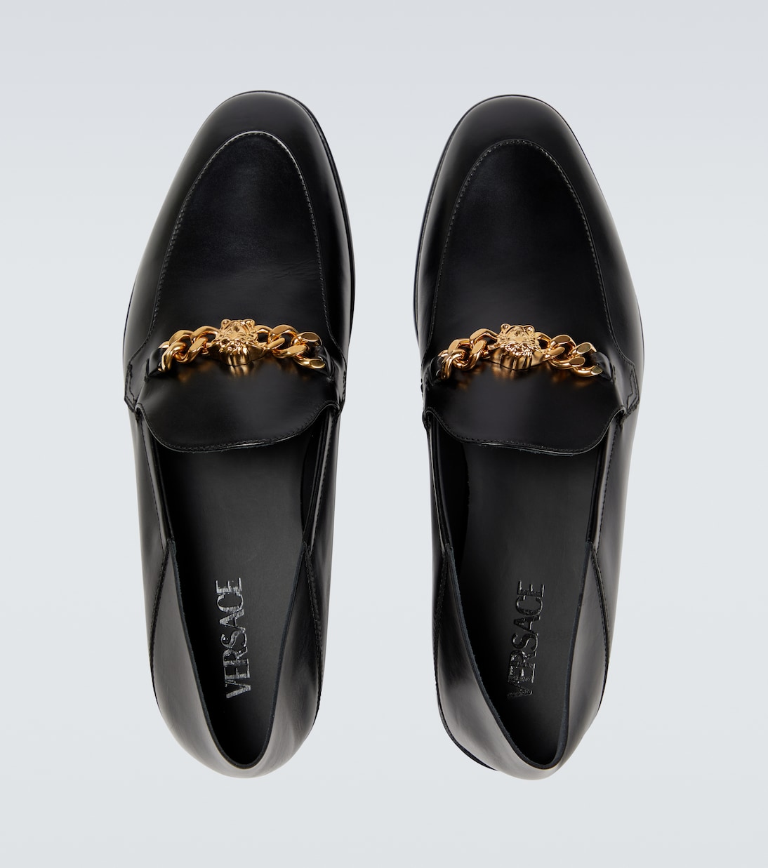 Loafers Medusa Chain aus Leder | Versace
