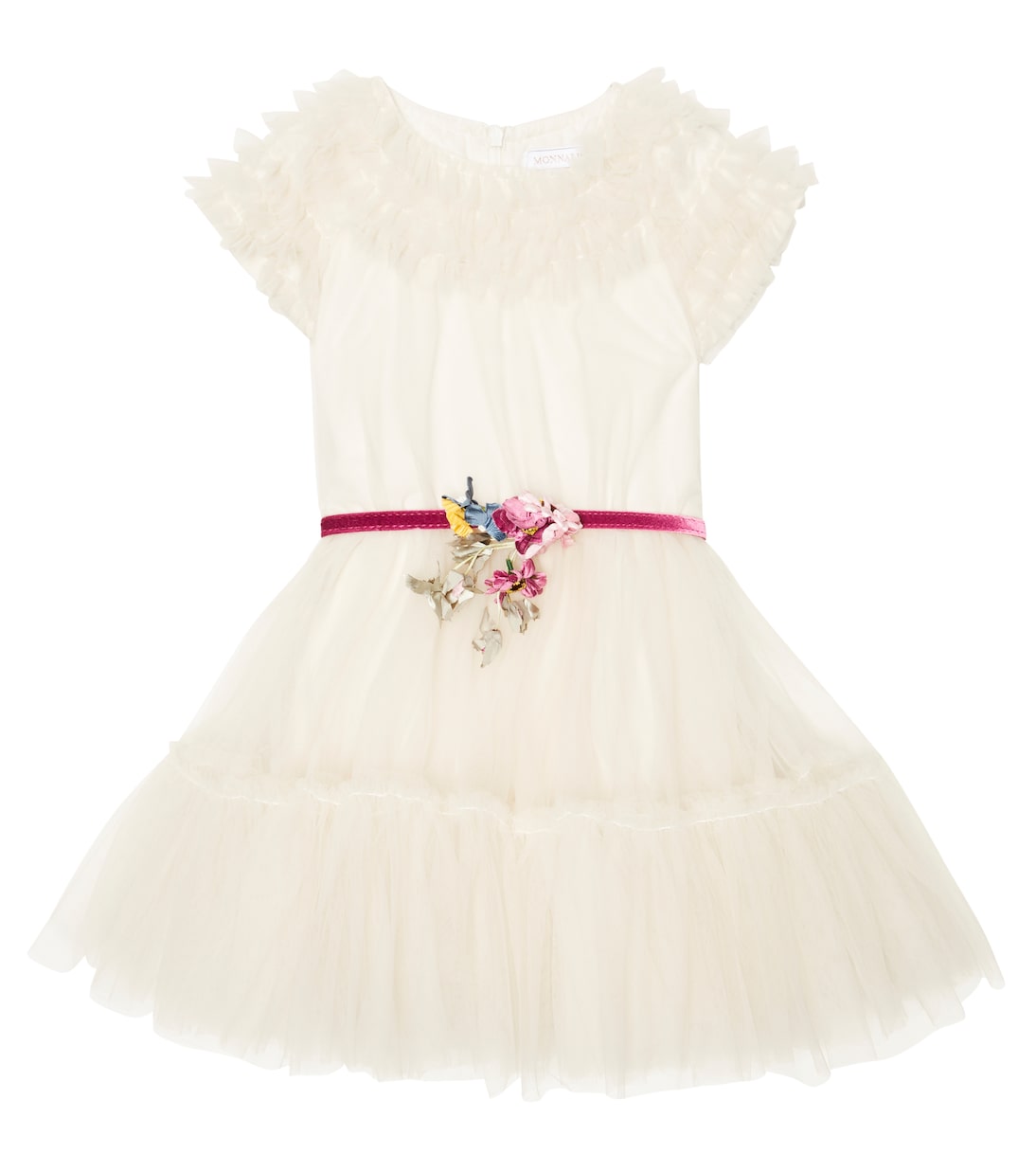Verziertes Kleid aus Tüll | Monnalisa