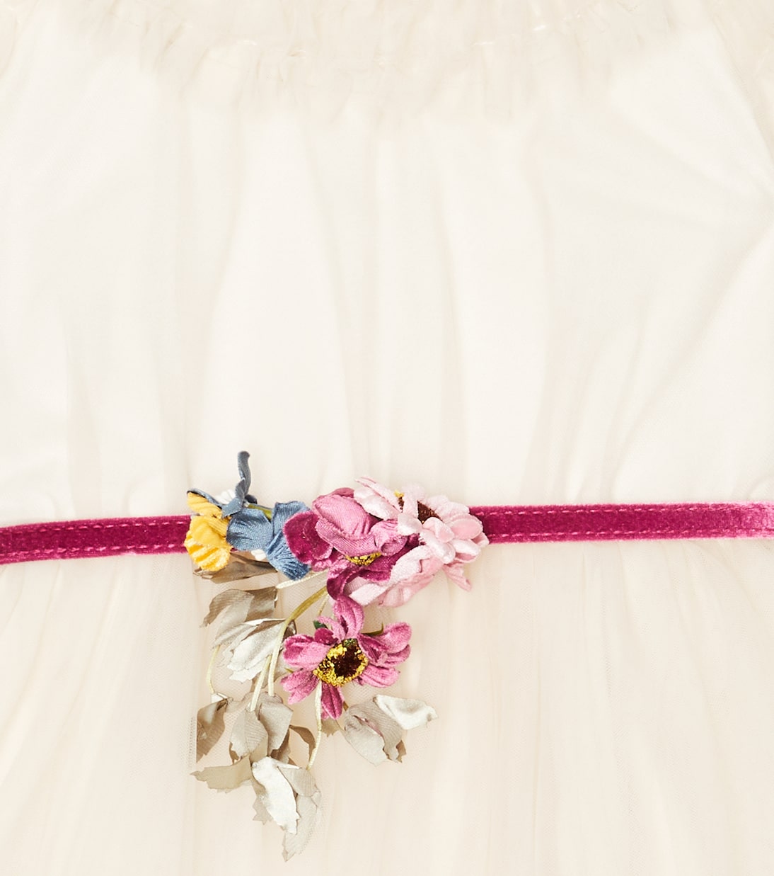 Verziertes Kleid aus Tüll | Monnalisa