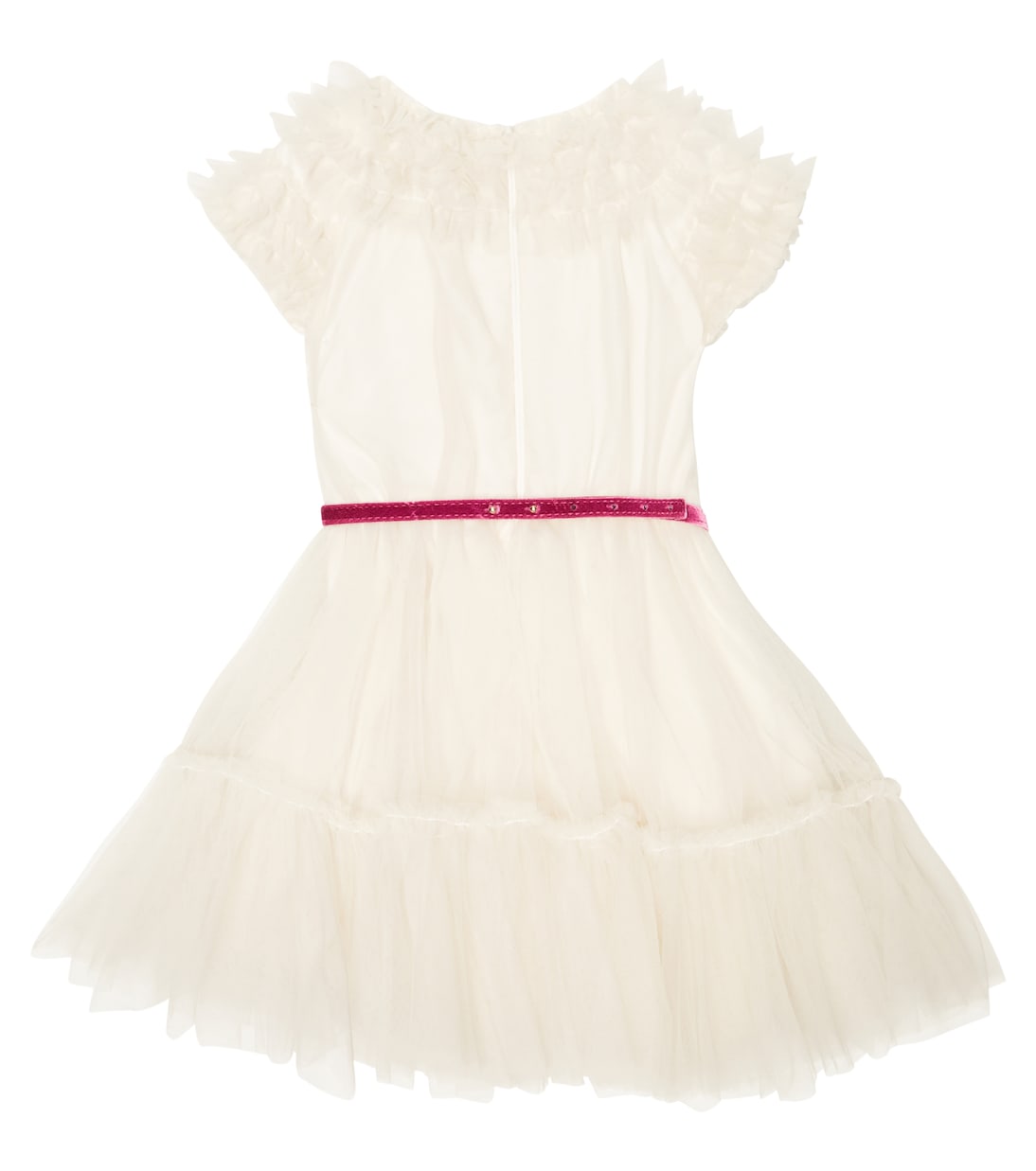 Verziertes Kleid aus Tüll | Monnalisa