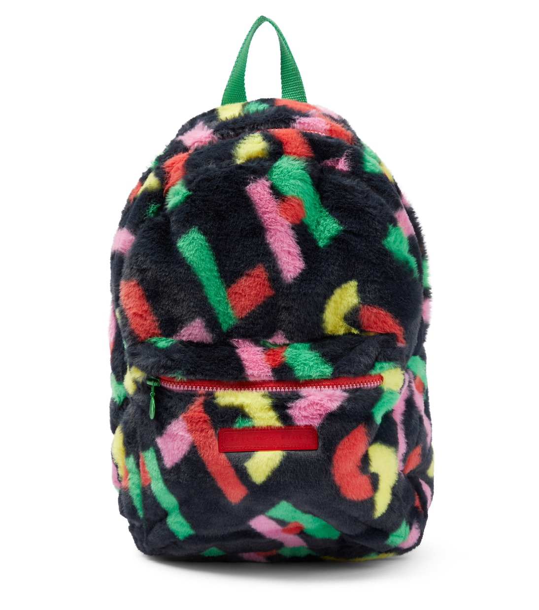 Sac à dos imprimé en fourrure synthétique | Stella McCartney Kids