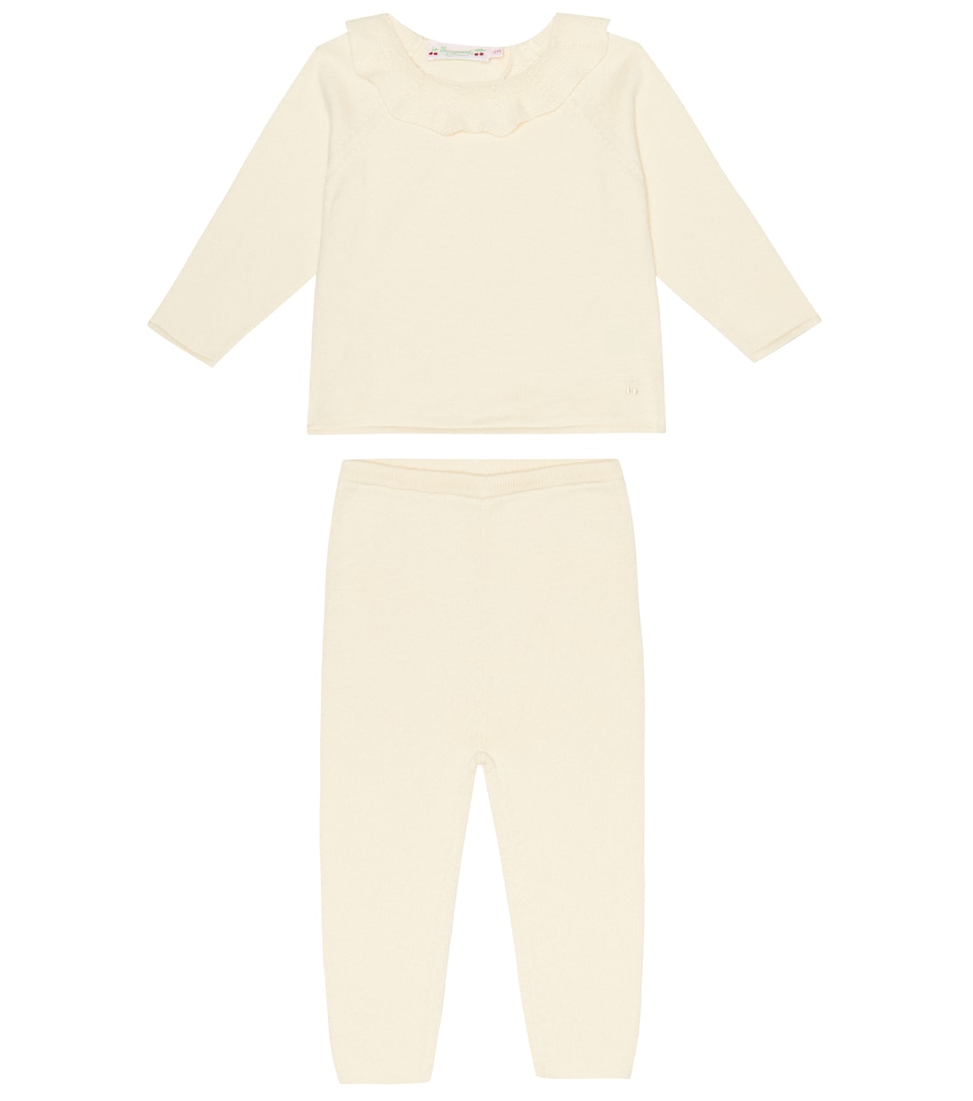 Baby Anisa cotton-blend top and pants set | Bonpoint