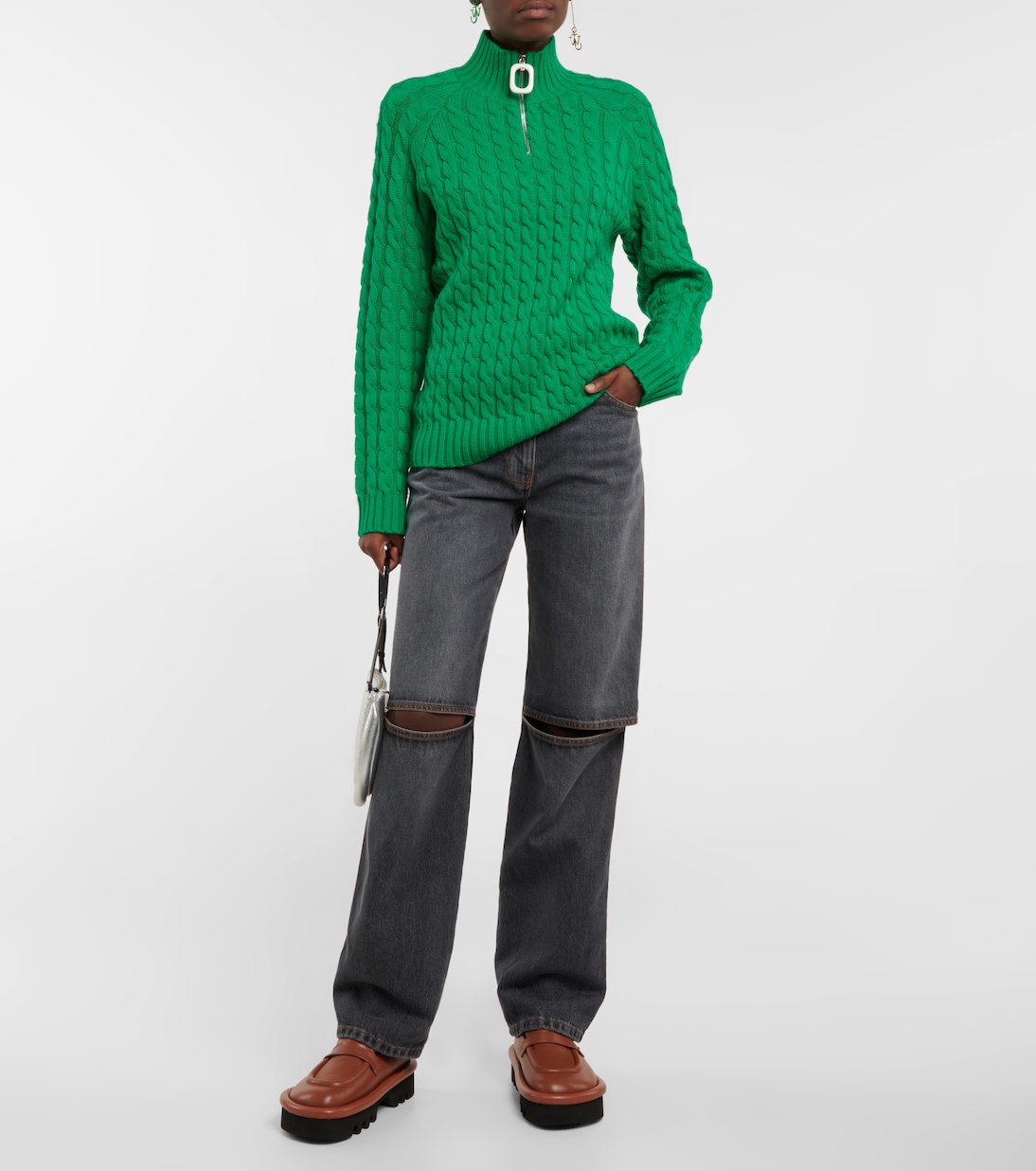 Bumper leather platform loafers | JW Anderson