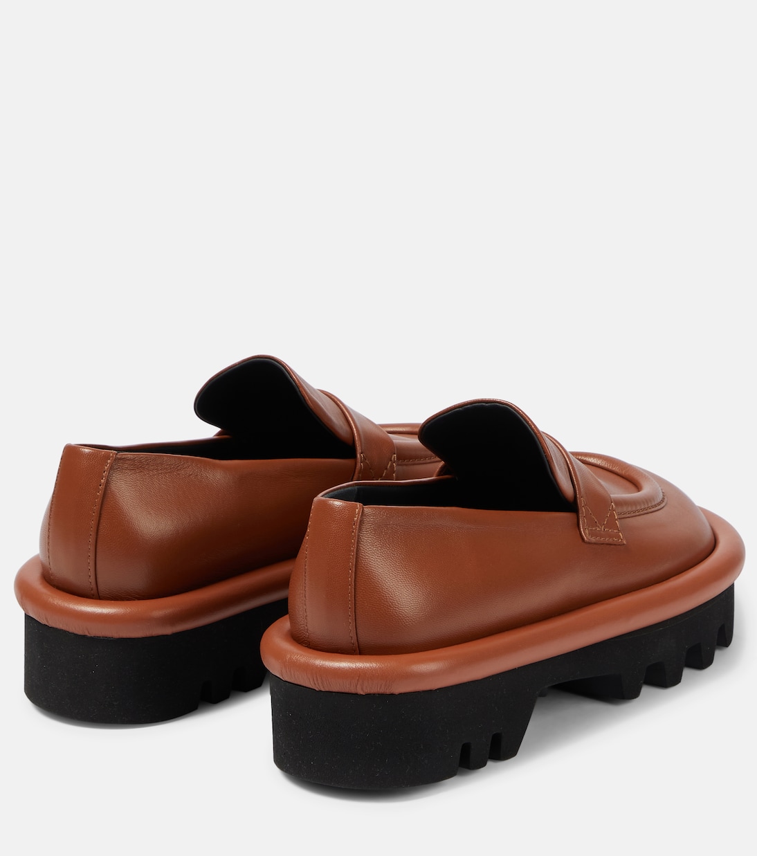Bumper leather platform loafers | JW Anderson