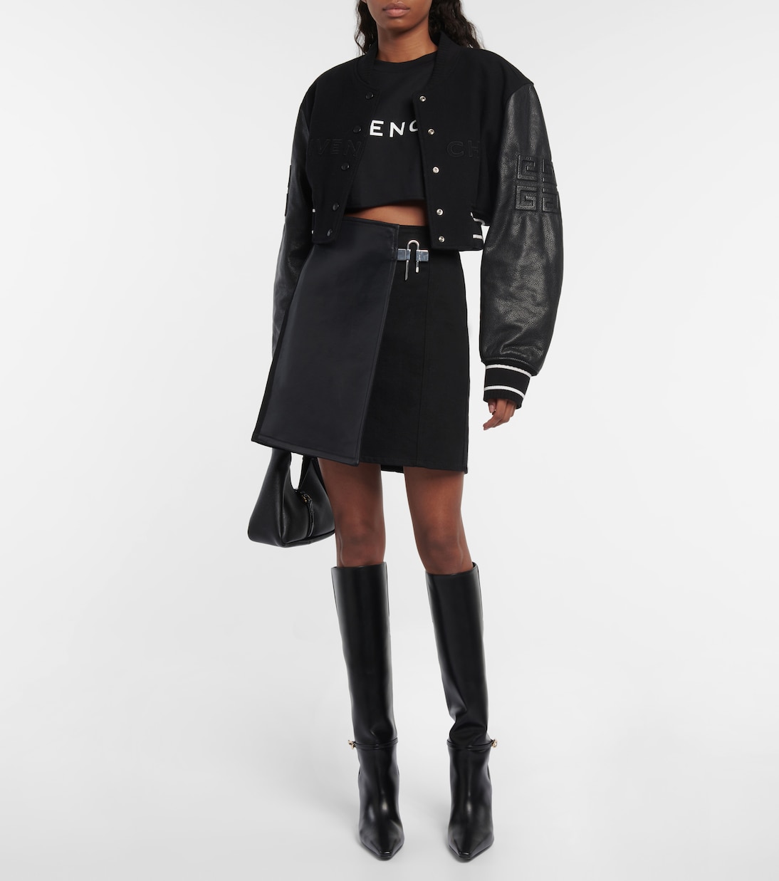Camiseta cropped con logo | Givenchy