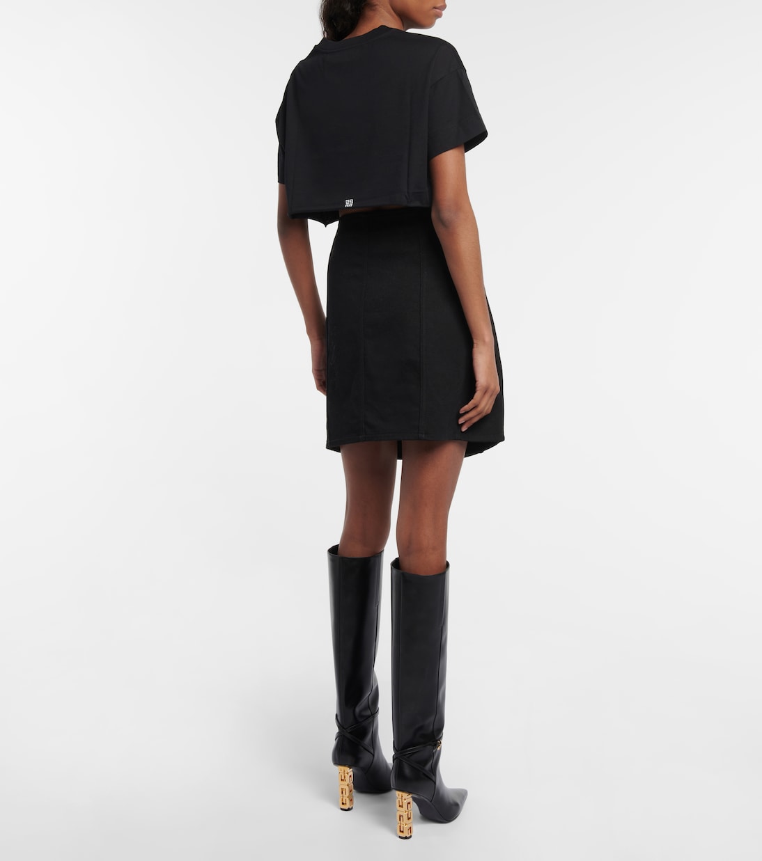 Camiseta cropped con logo | Givenchy