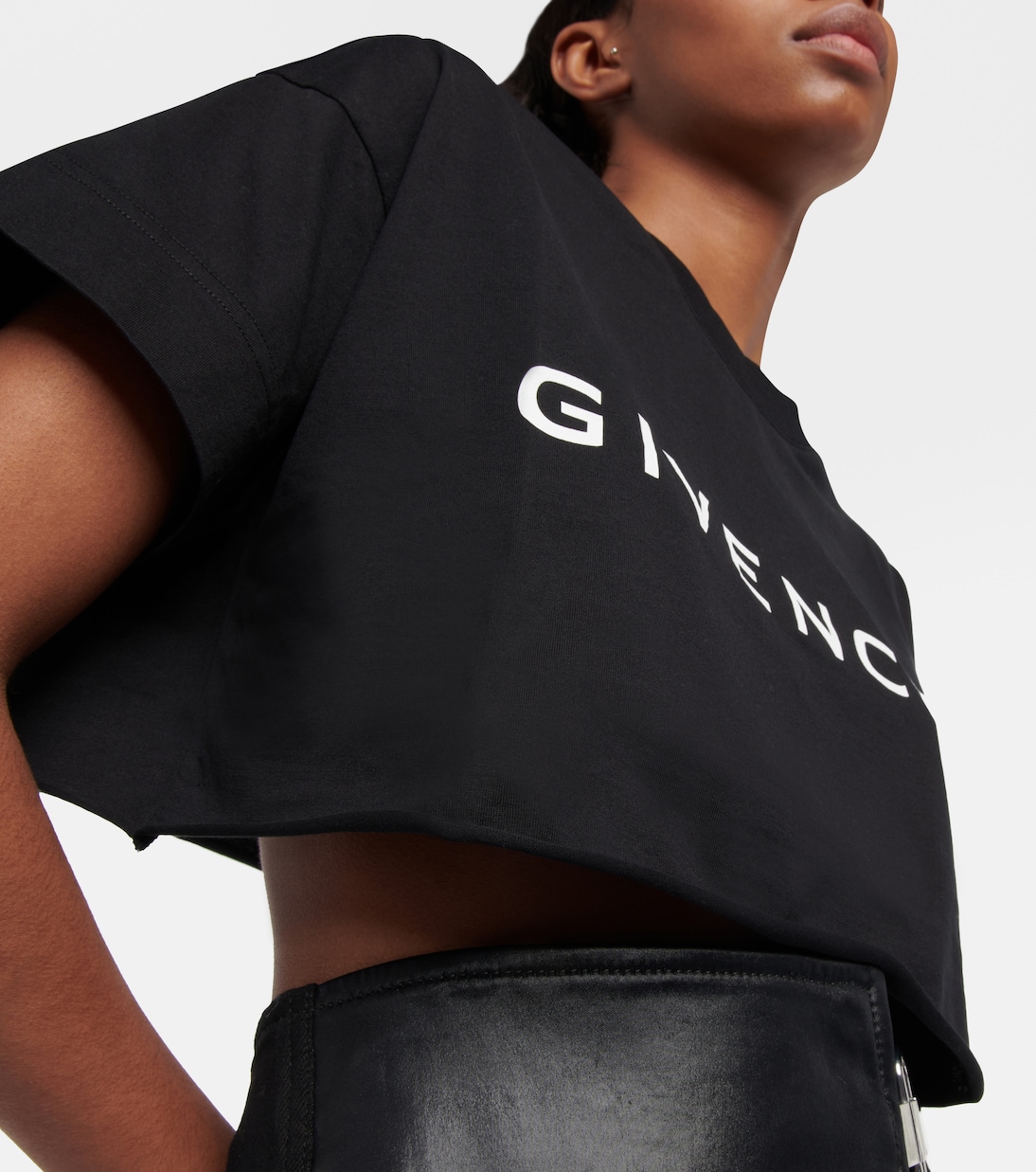 Camiseta cropped con logo | Givenchy