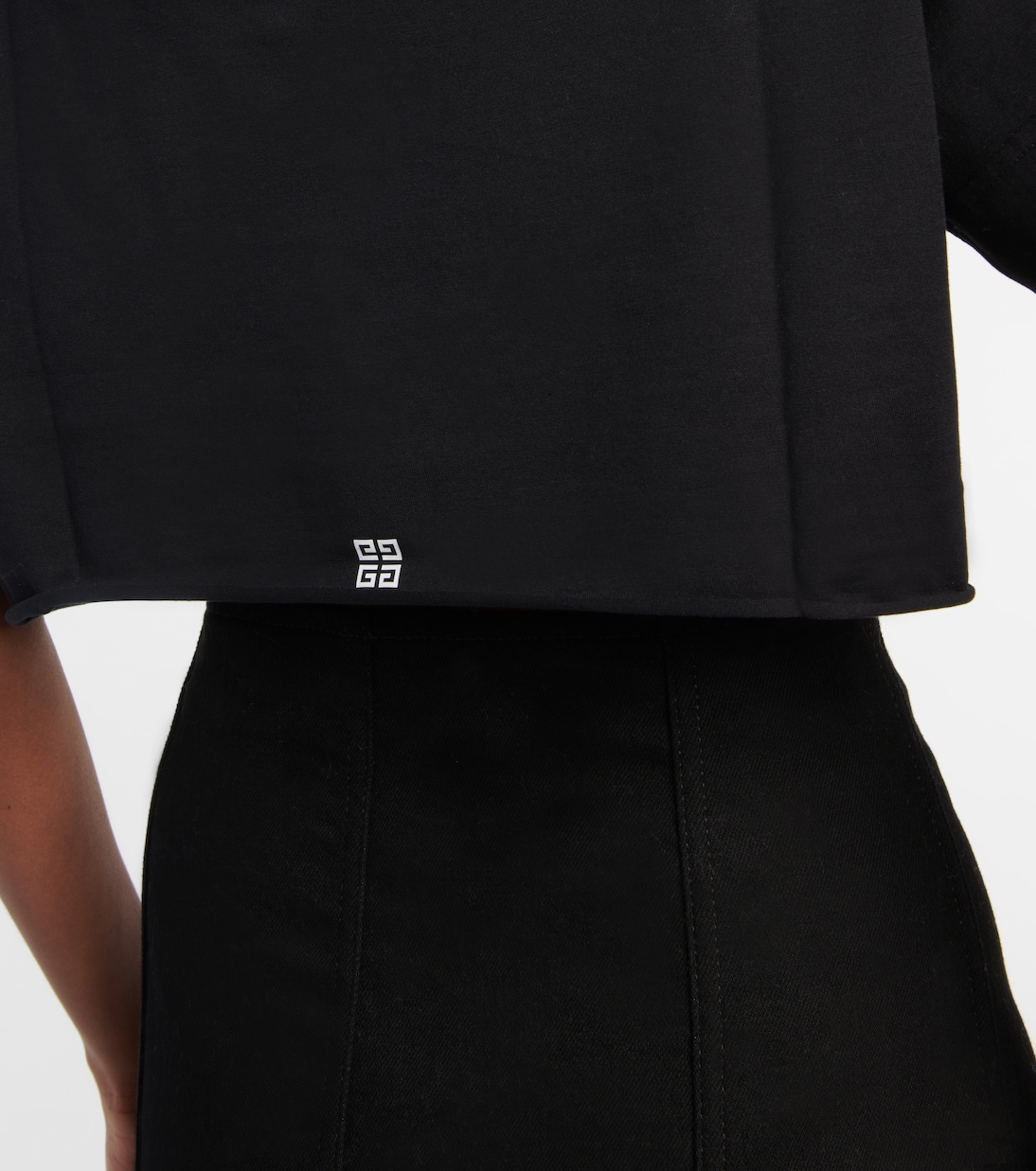 Camiseta cropped con logo | Givenchy