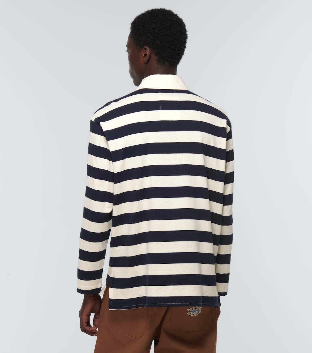 Polo Kharaz de algodón de rayas | Adish