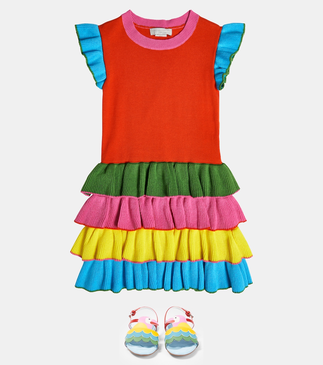 Kleid aus Baumwoll-Jersey | Stella McCartney Kids