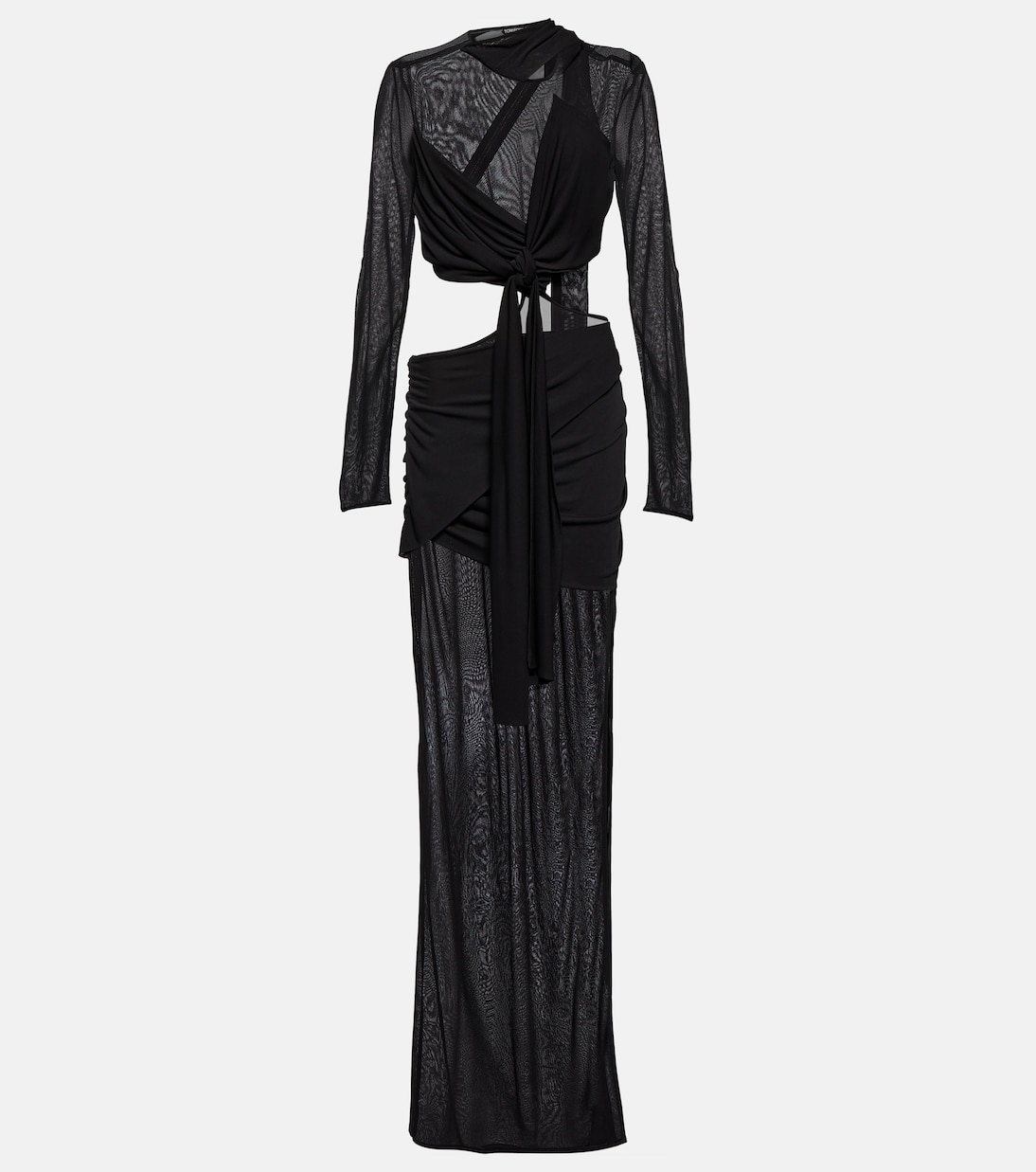 Cutout crêpe jersey gown | Tom Ford