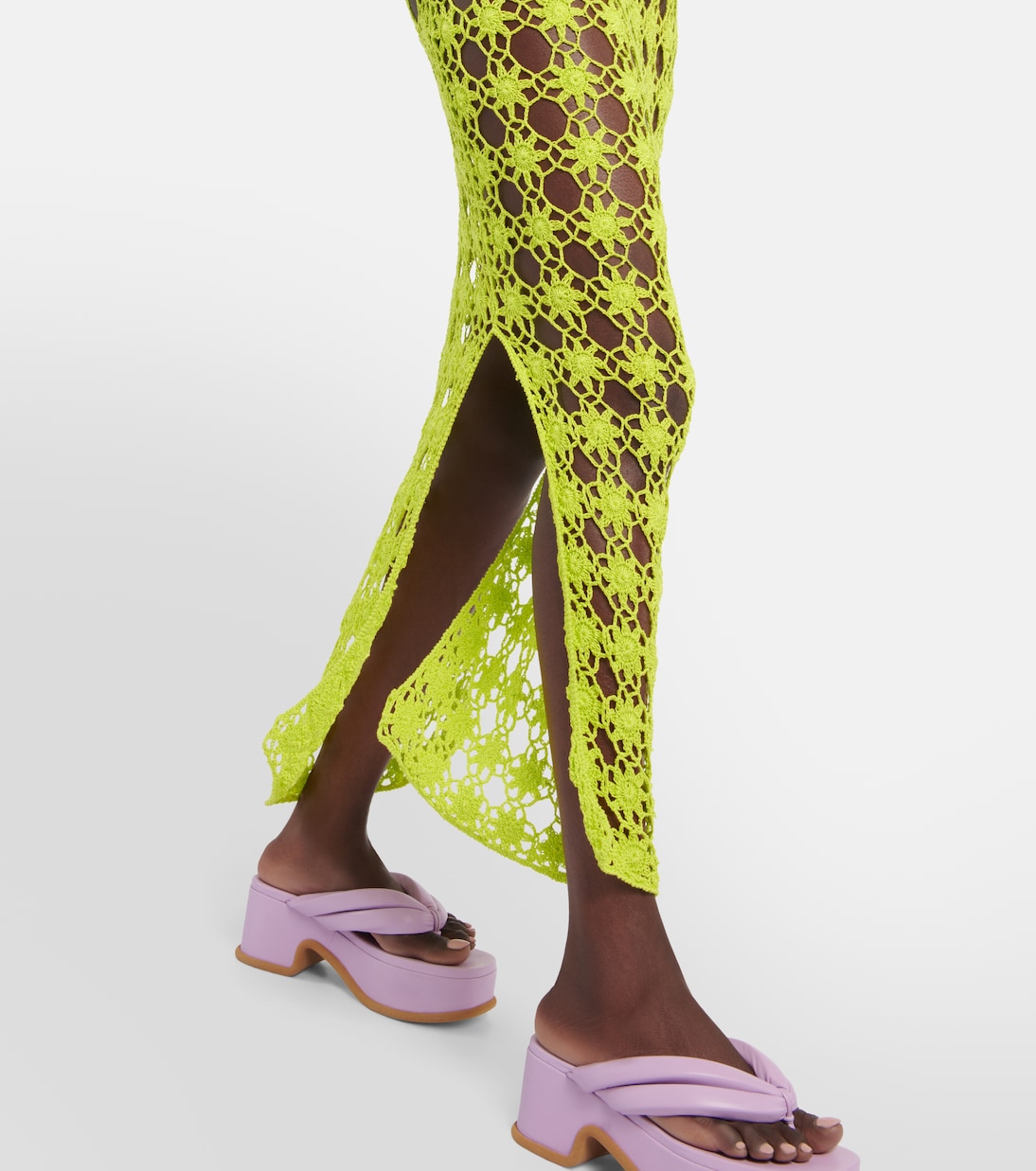 Bella crochet cotton maxi skirt | Anna Kosturova
