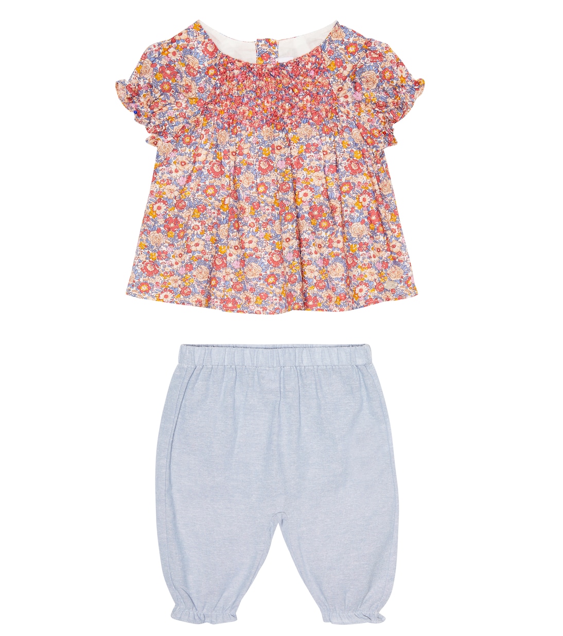 Baby cotton top and pants set | Tartine et Chocolat