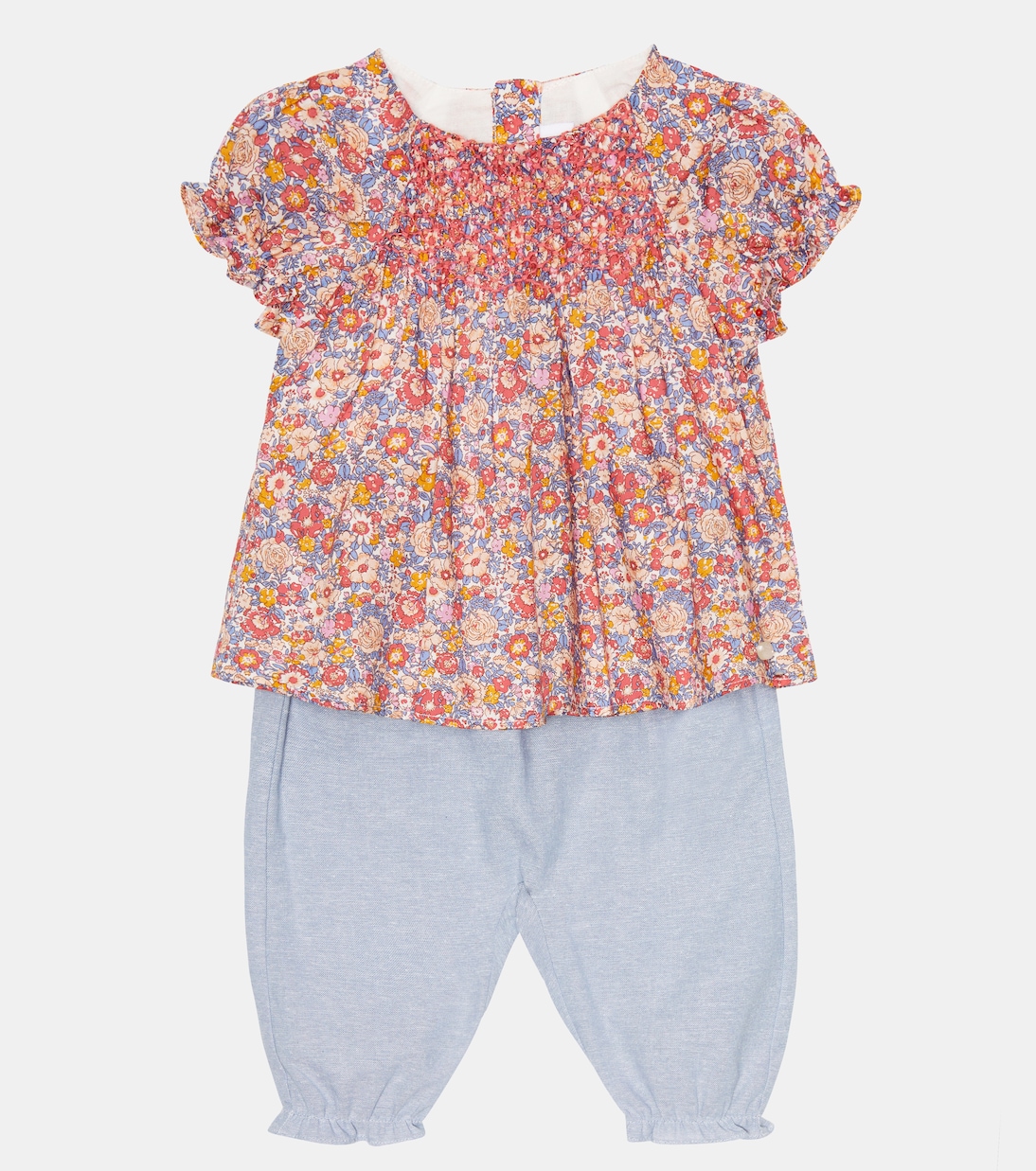 Baby cotton top and pants set | Tartine et Chocolat