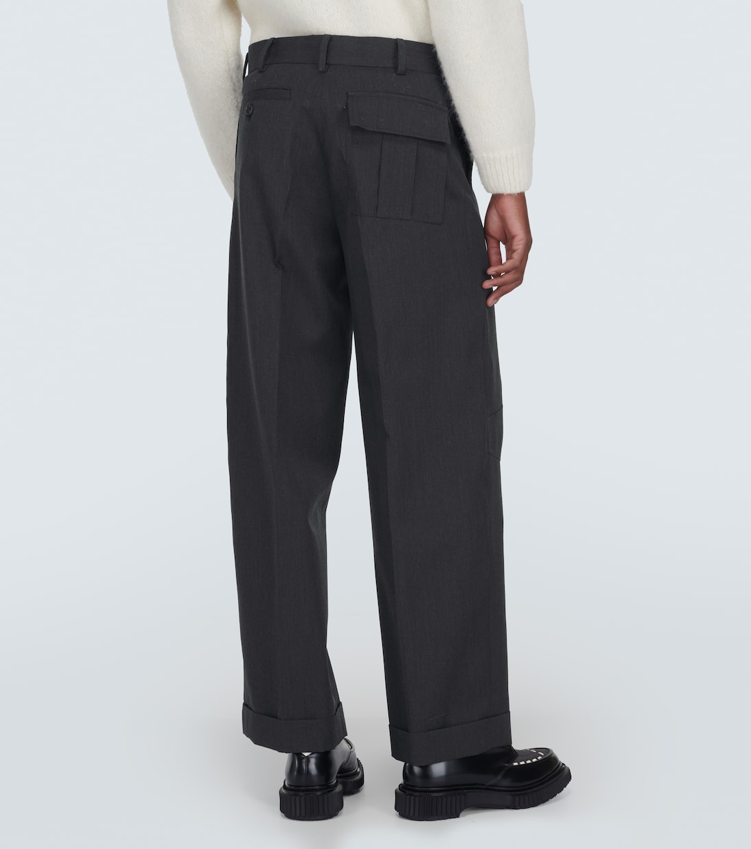 Wool straight pants | Undercover