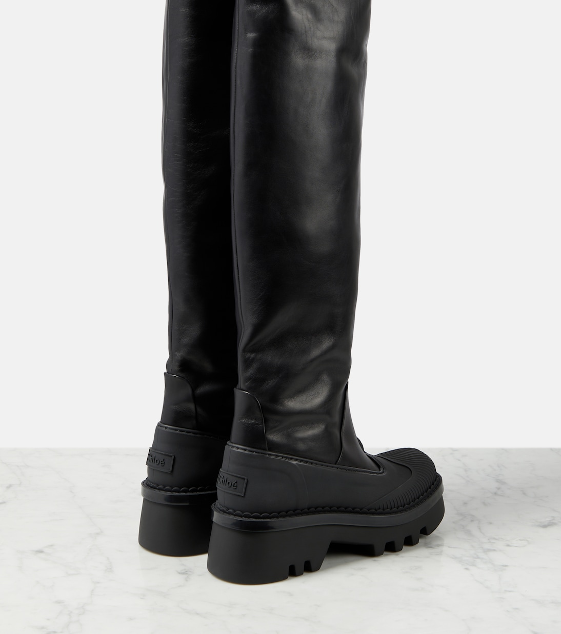 Botas mosqueteras Raina de piel | Chloé