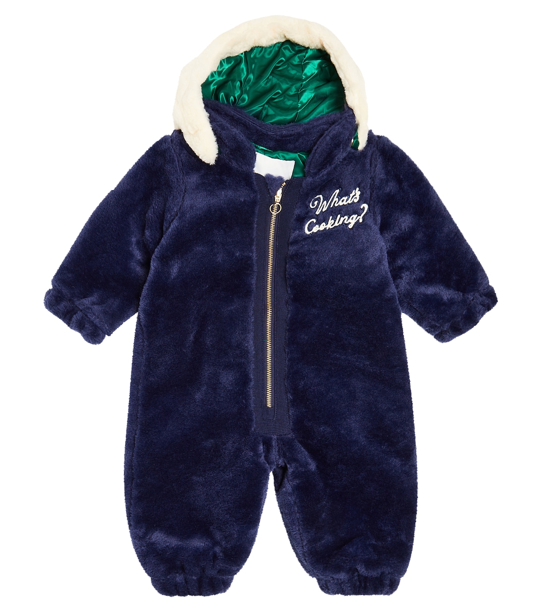 Baby What’s Cooking faux fur onesie | Mini Rodini