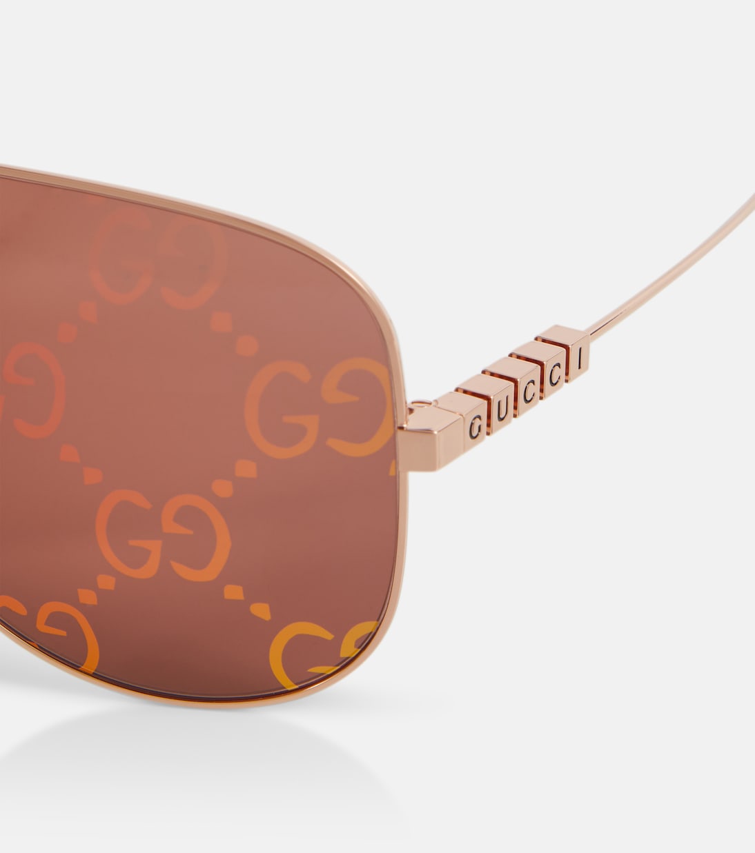 GG shield sunglasses in red Gucci Mytheresa
