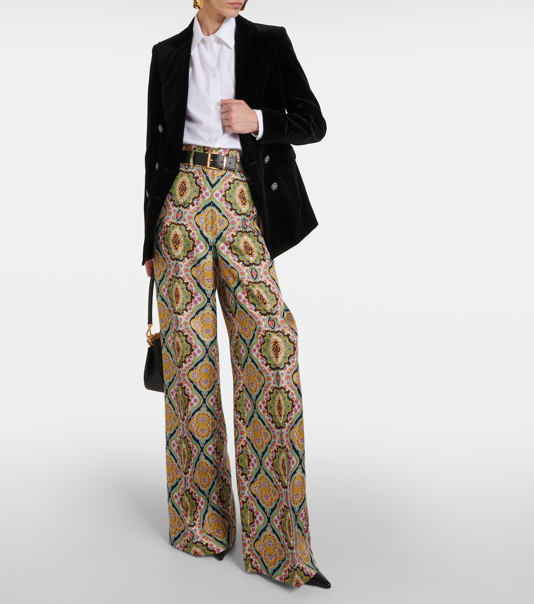 Weite Hose aus Seide | Etro