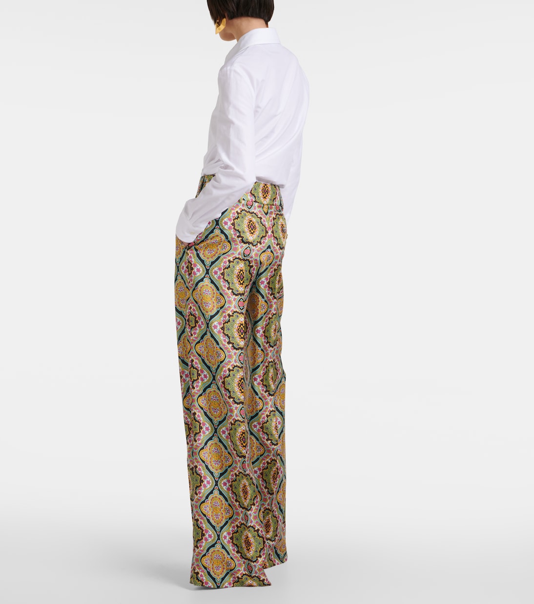 Weite Hose aus Seide | Etro