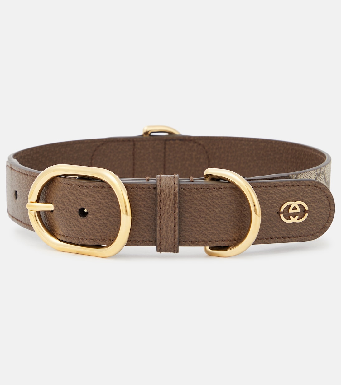 GG L/XL faux leather dog collar | Gucci