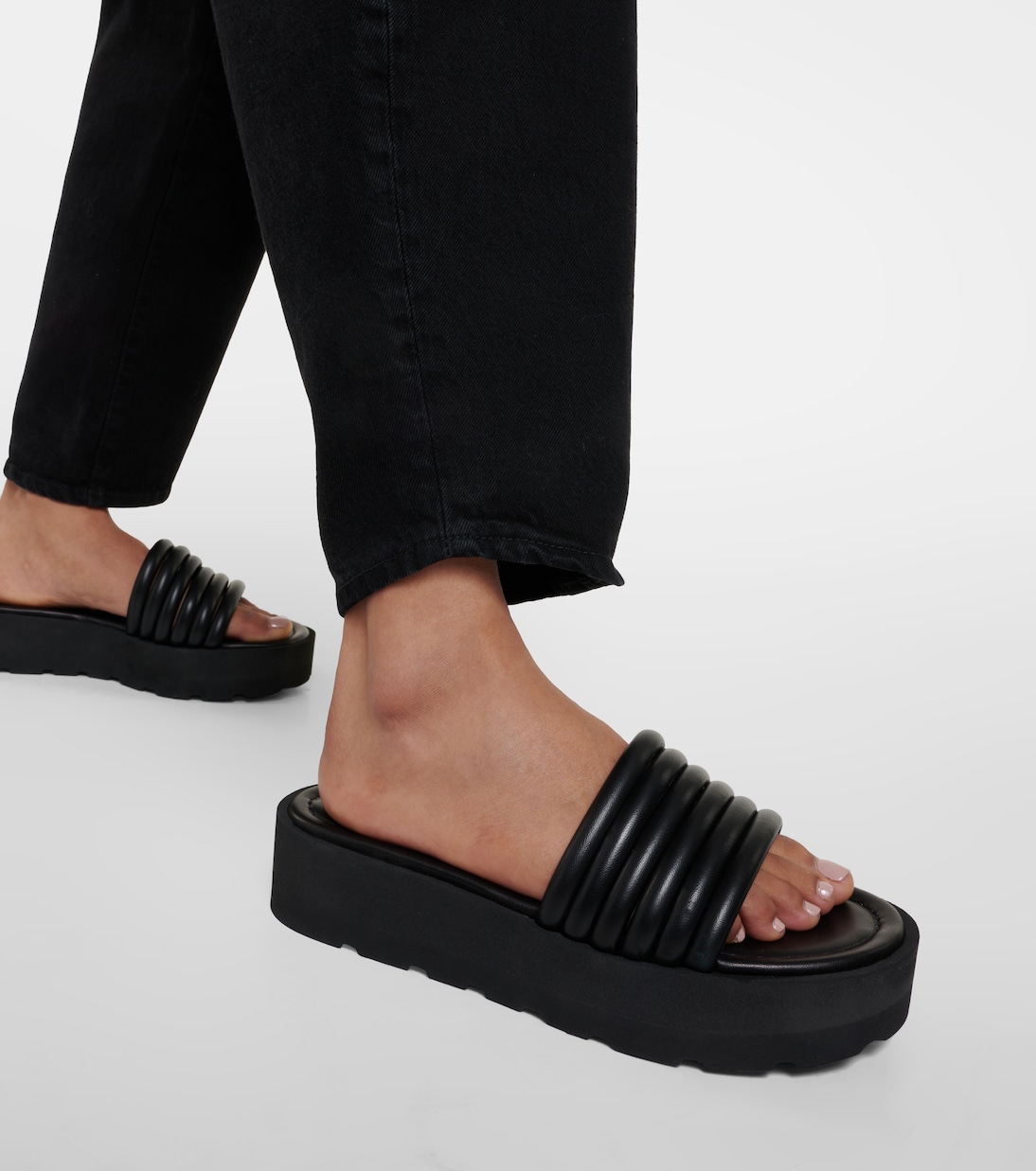 Sandali in pelle con plateau | Gianvito Rossi