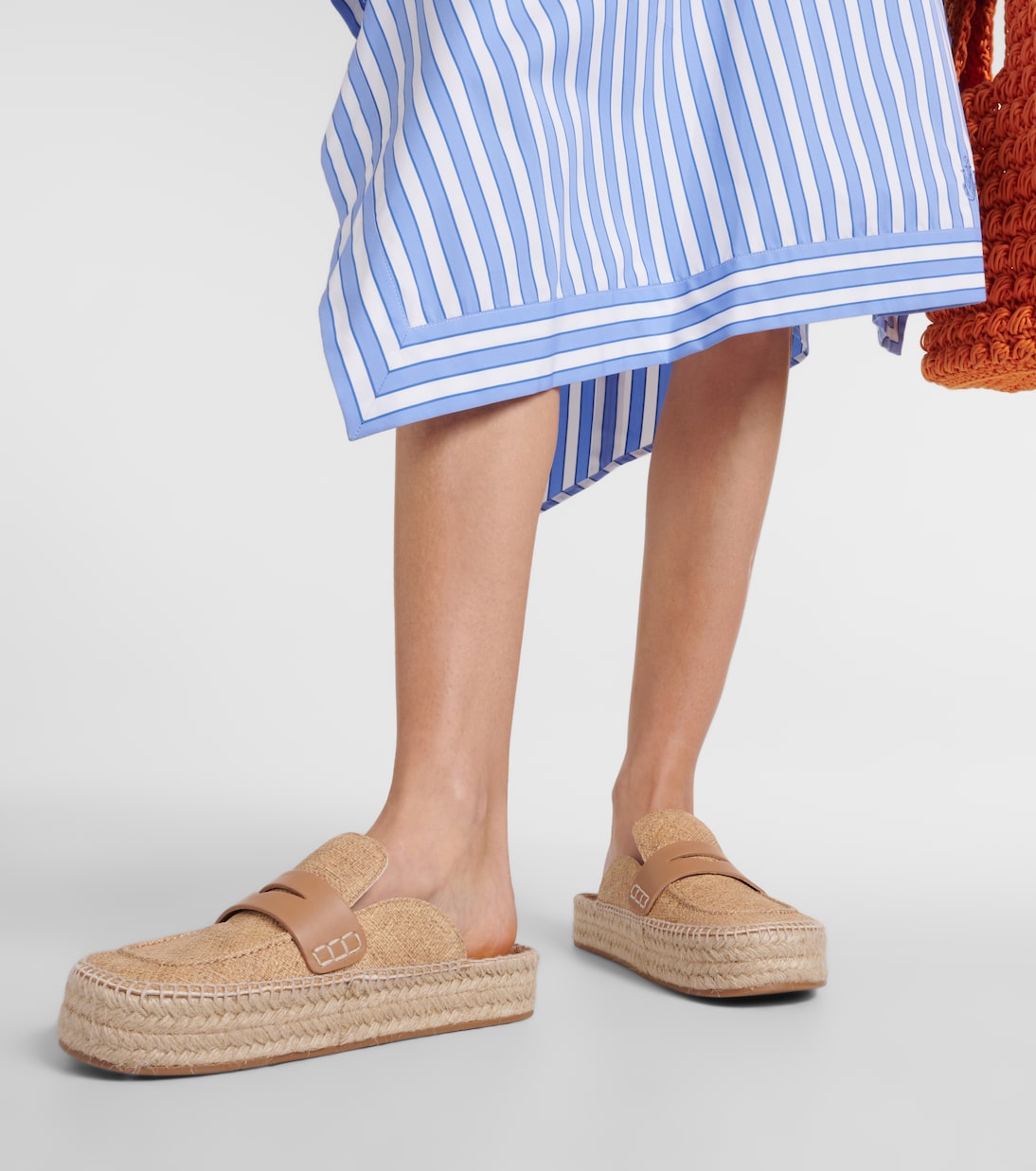 Leather-trimmed mules | JW Anderson