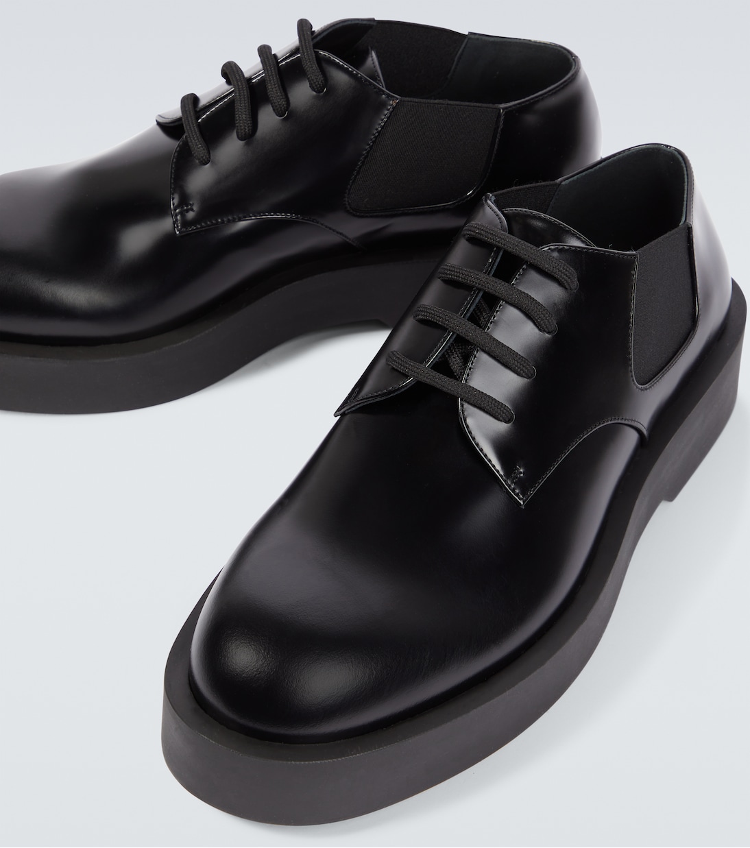 JIL SANDER Leather derby shoes | THE OUTNET
