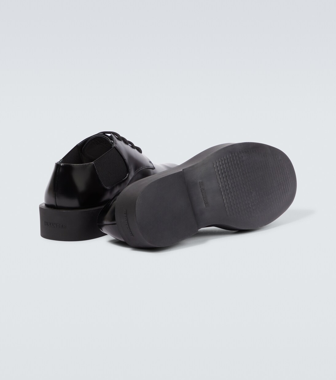 JIL SANDER Leather derby shoes | THE OUTNET