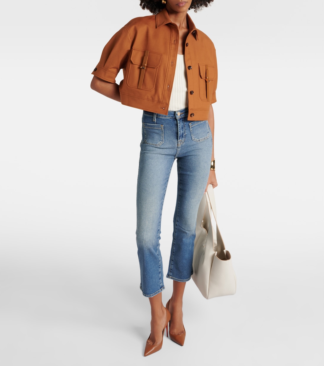 Slim Kick high-rise bootcut jeans | 7 For All Mankind