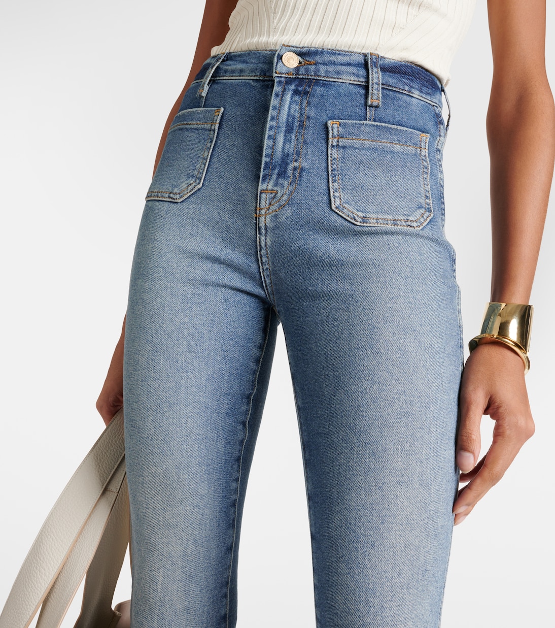 Slim Kick high-rise bootcut jeans | 7 For All Mankind