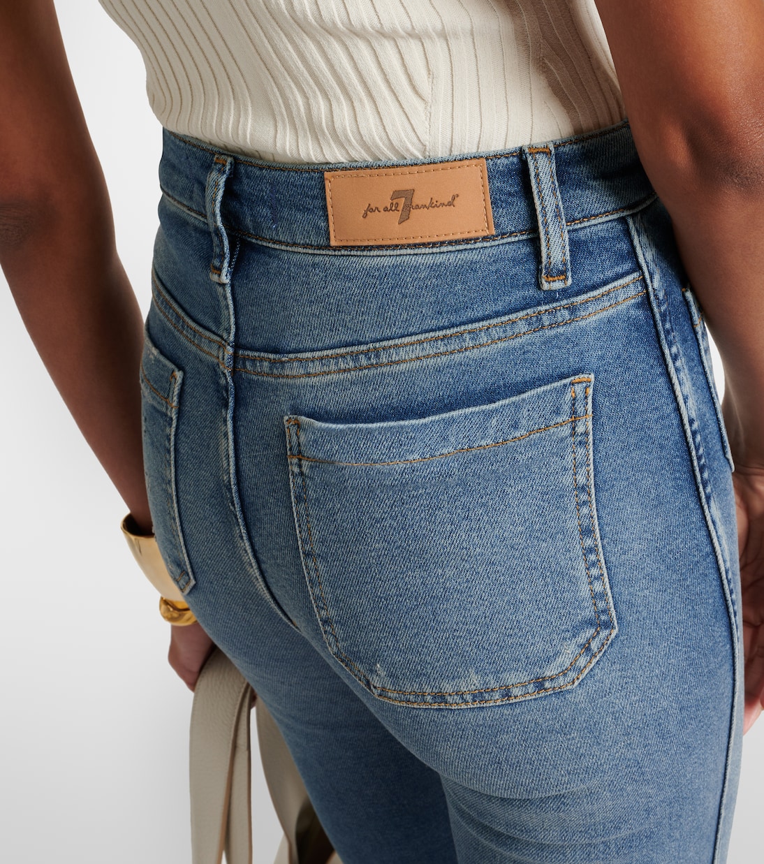 Slim Kick high-rise bootcut jeans | 7 For All Mankind