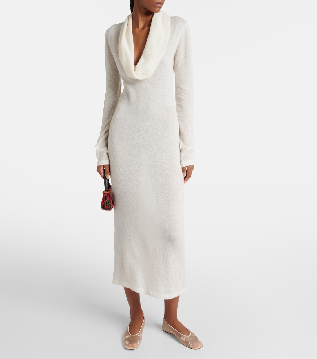 Abito lungo in maglia di misto alpaca | Magda Butrym
