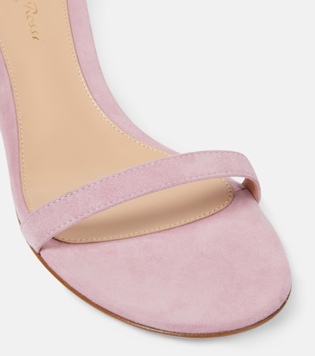Sandalen Gaeta 45 aus Veloursleder | Gianvito Rossi