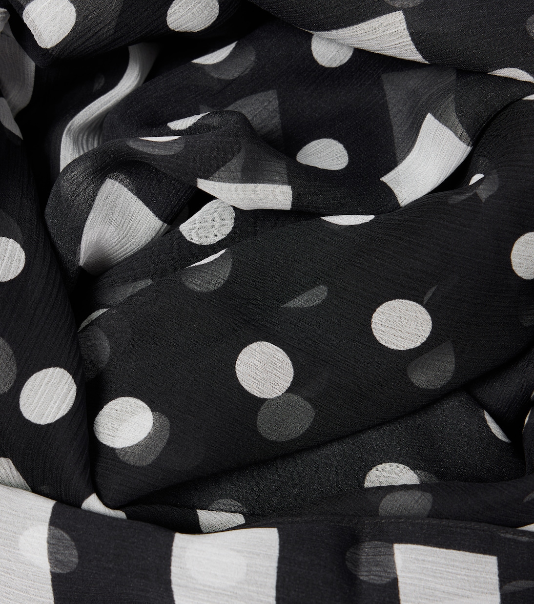 Foulard in chiffon di seta a righe | Dolce&Gabbana