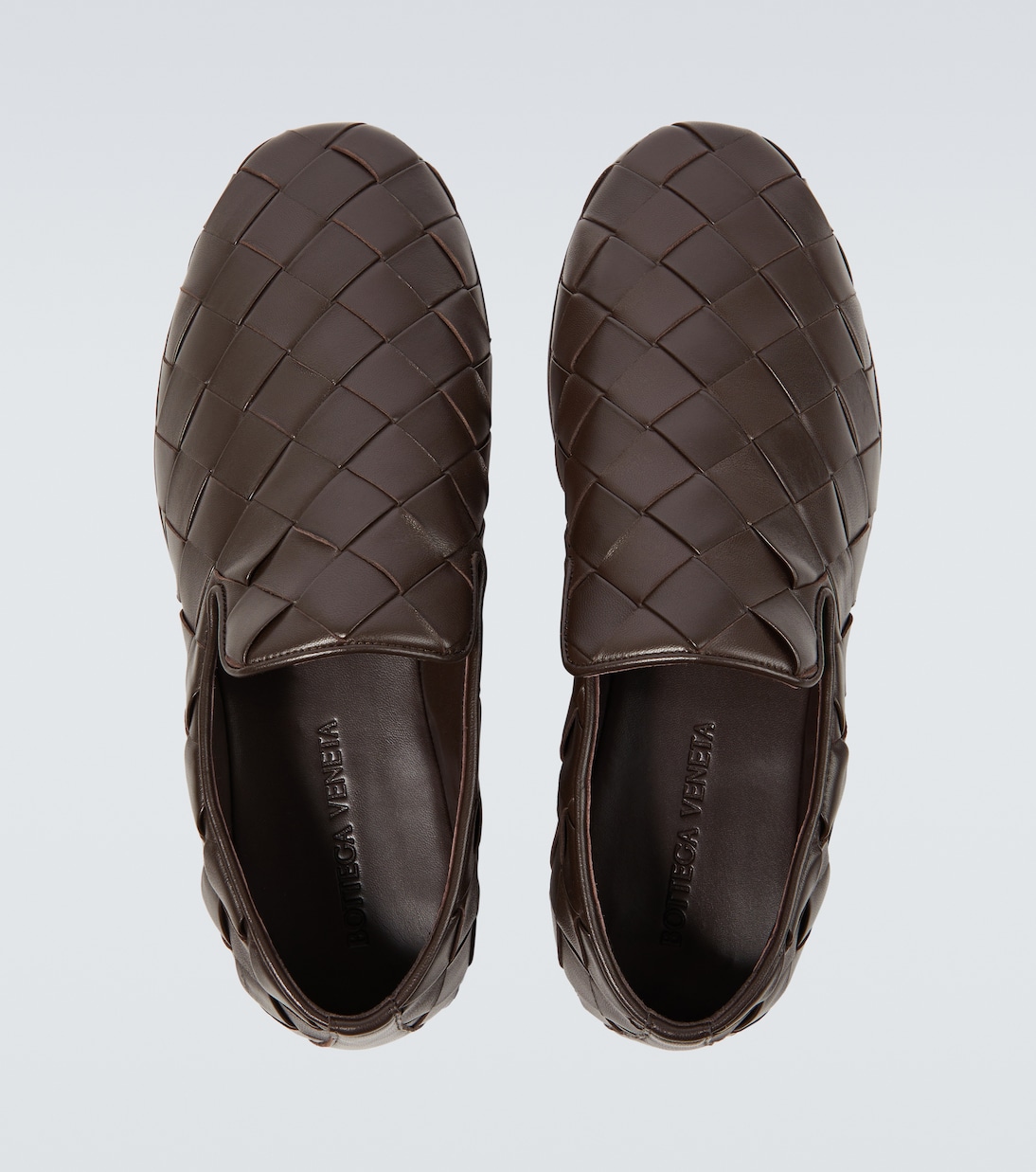 Sunday Intrecciato leather slip-on shoes | Bottega Veneta