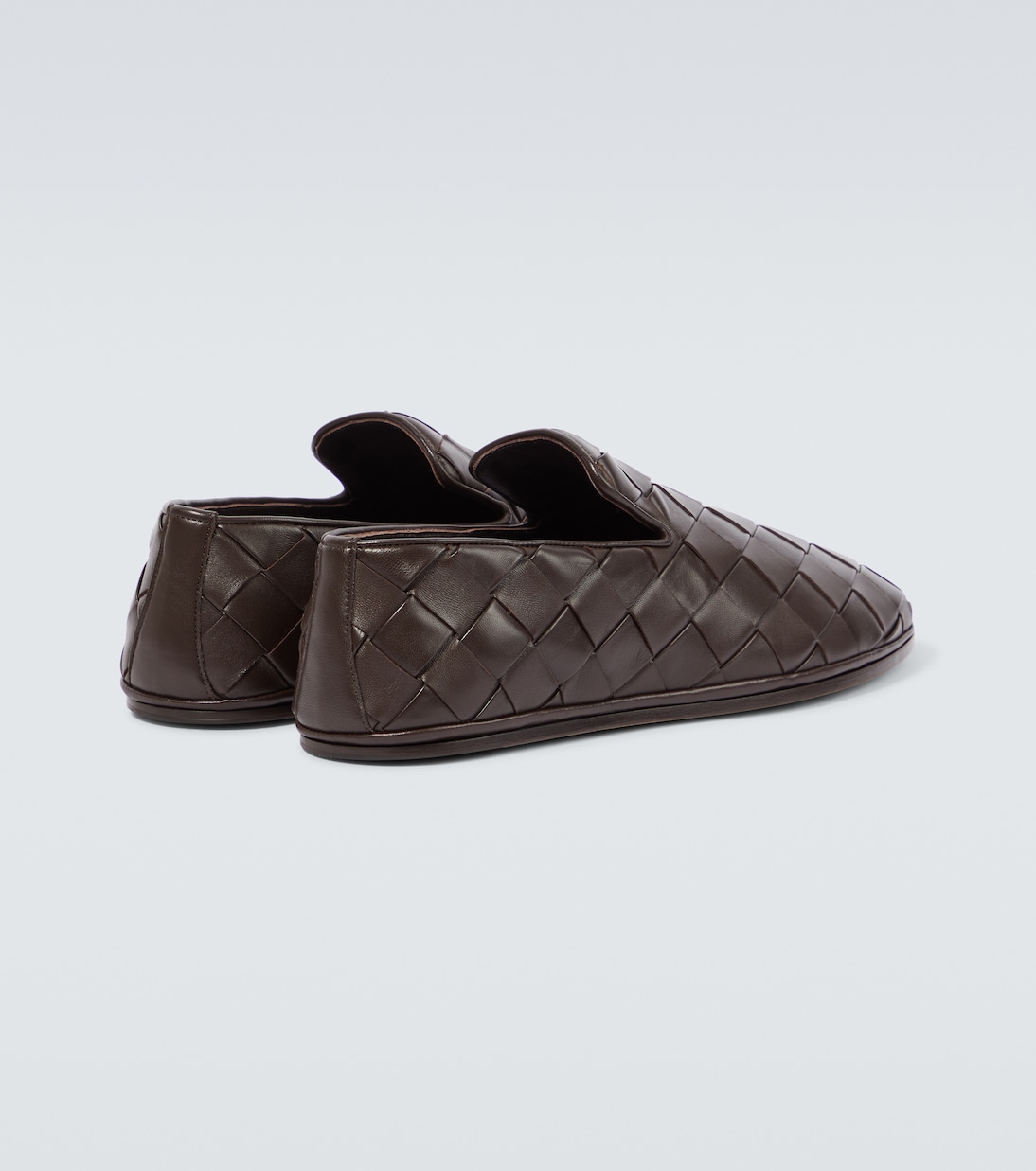 Sunday Intrecciato leather slip-on shoes | Bottega Veneta